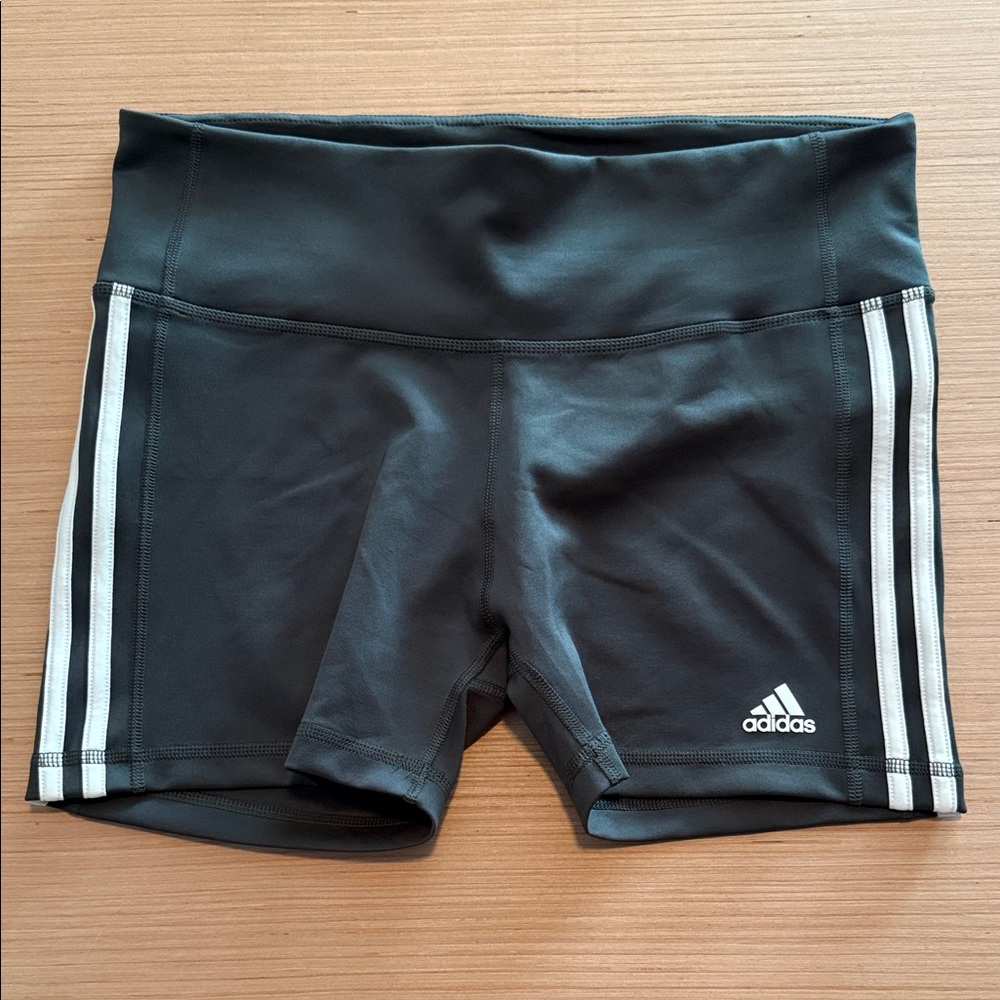 Adidas Women's Charcoal Gray Athletic Shorts